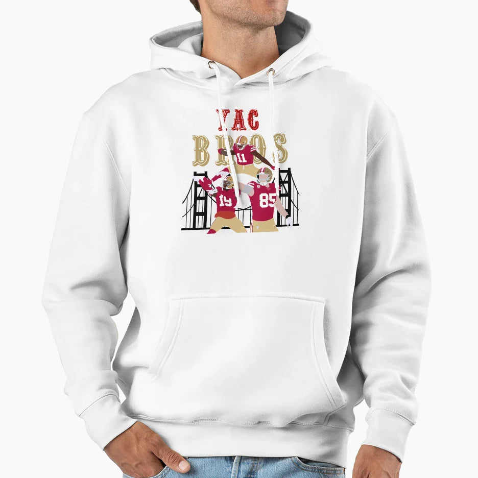 Yac Bros Hoodie - Trendy Graphic Men Women