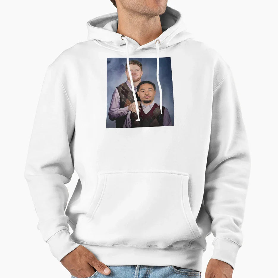 Sam Darnold Jaxon Smith Njigba Seattle Hoodie - Fun Novelty Design Unisex