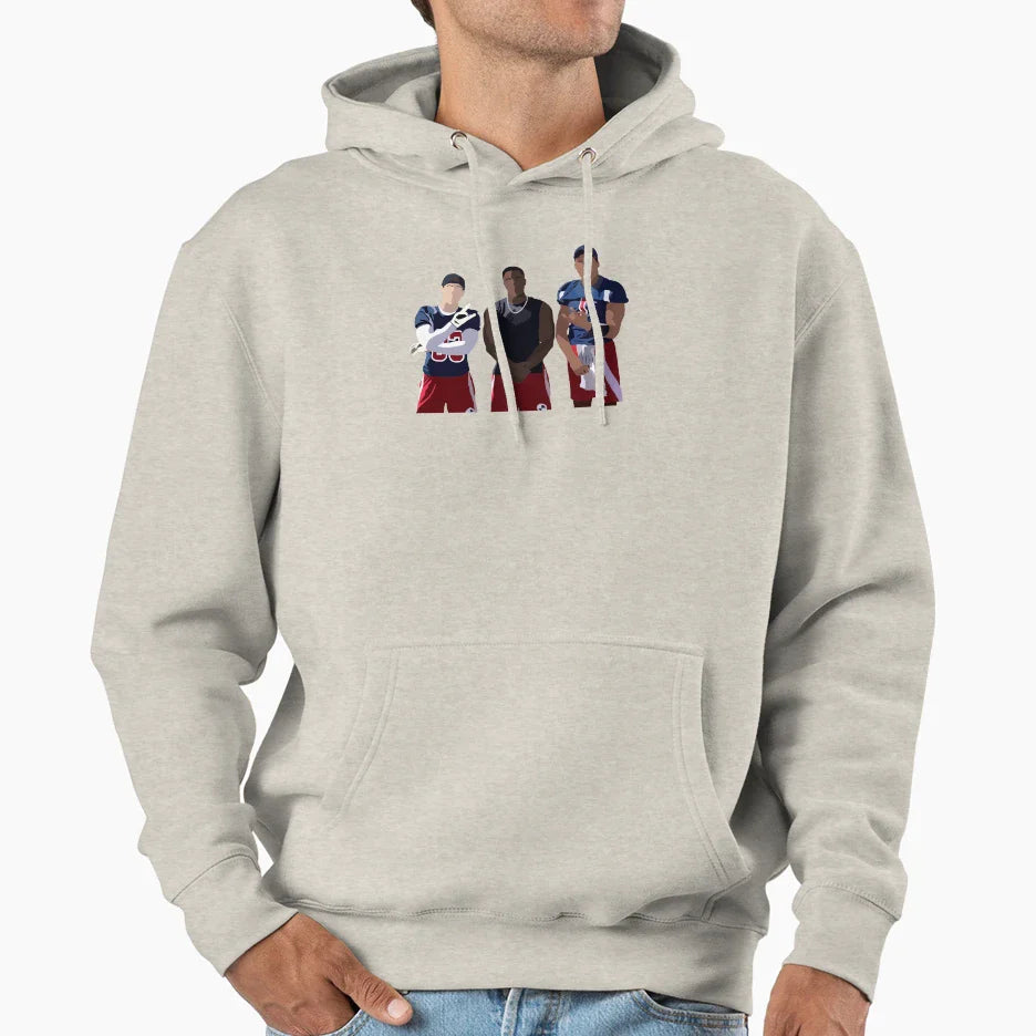 All American Football Hoodie - Fun Novelty Design for Adults