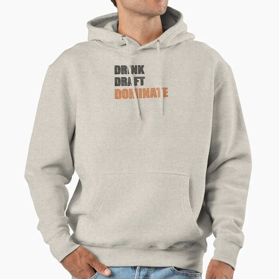 Drink Draft Dominate Hoodie - Novelty Apparel Men Women