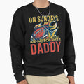 Sunday Football Daddy Fan Sundays We Sweatshirt - Trendy Graphic Unisex