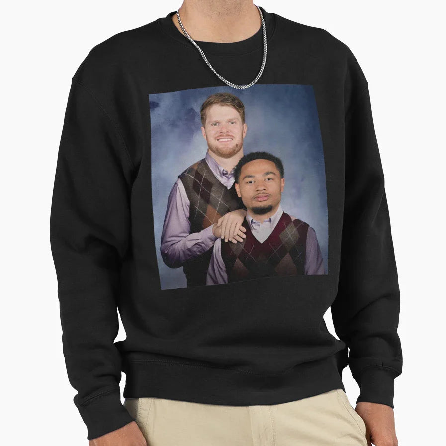 Sam Darnold Jaxon Smith Njigba Sweatshirt - Aesthetic Graphic Men Women