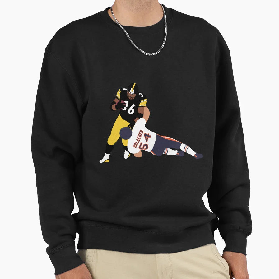 Bettis Urlacher Sweatshirt - Novelty Apparel for Adults