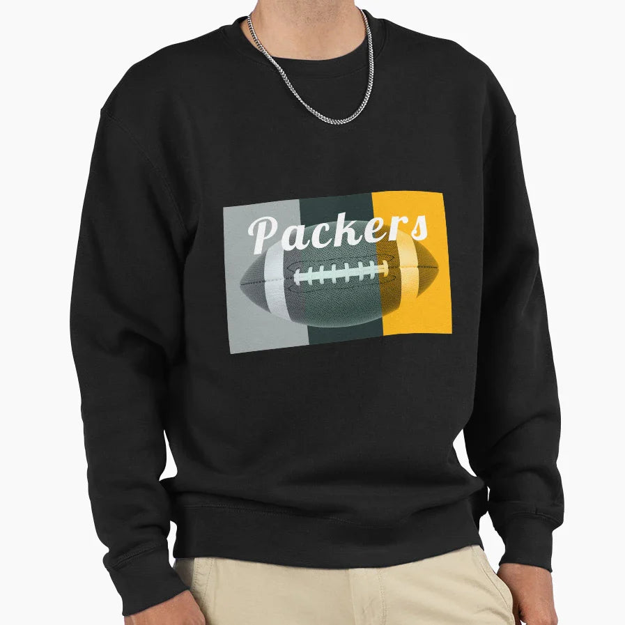 Football American Green Bay Packers Sweatshirt - Custom Art Print Unisex