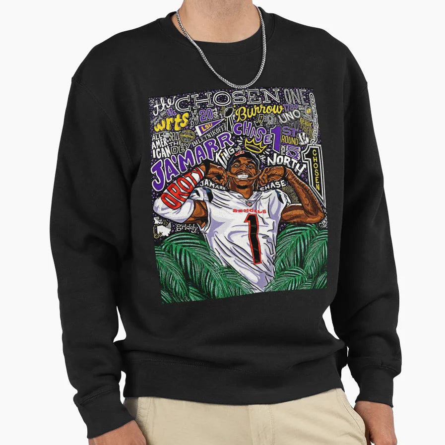 Jamarr Chase Sweatshirt - Streetwear Style for Adults