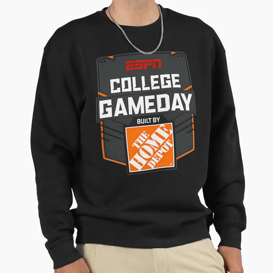 Espn College Gameday Sweatshirt - Minimalist Print Men Women