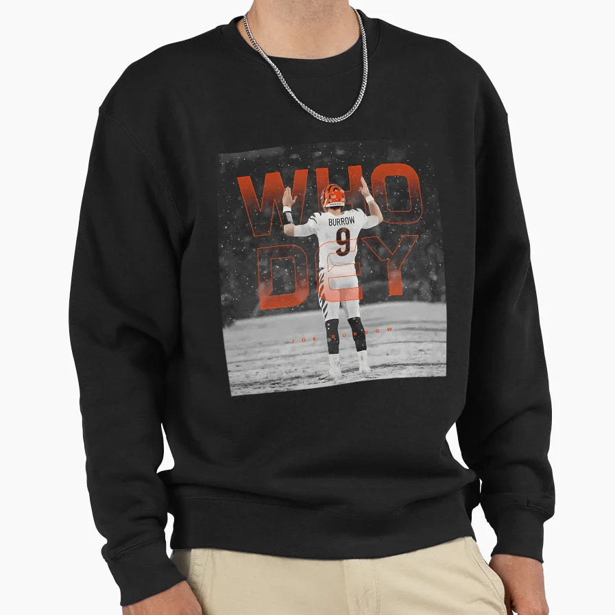 Player Sports Quarterback 14 Wide Sweatshirt - Custom Art Print Unisex