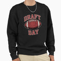 Draft Day Fantasy Football Party Sweatshirt - Graphic Print for Adults