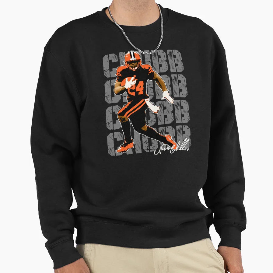 Nick Chubb Sweatshirt - Aesthetic Graphic Unisex