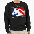 Fantasy Football Draft Play Conquer Sweatshirt - Unique Graphic Unisex