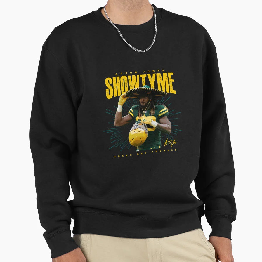 Aaron Jones Sombrero Sweatshirt - Custom Art Print Unisex