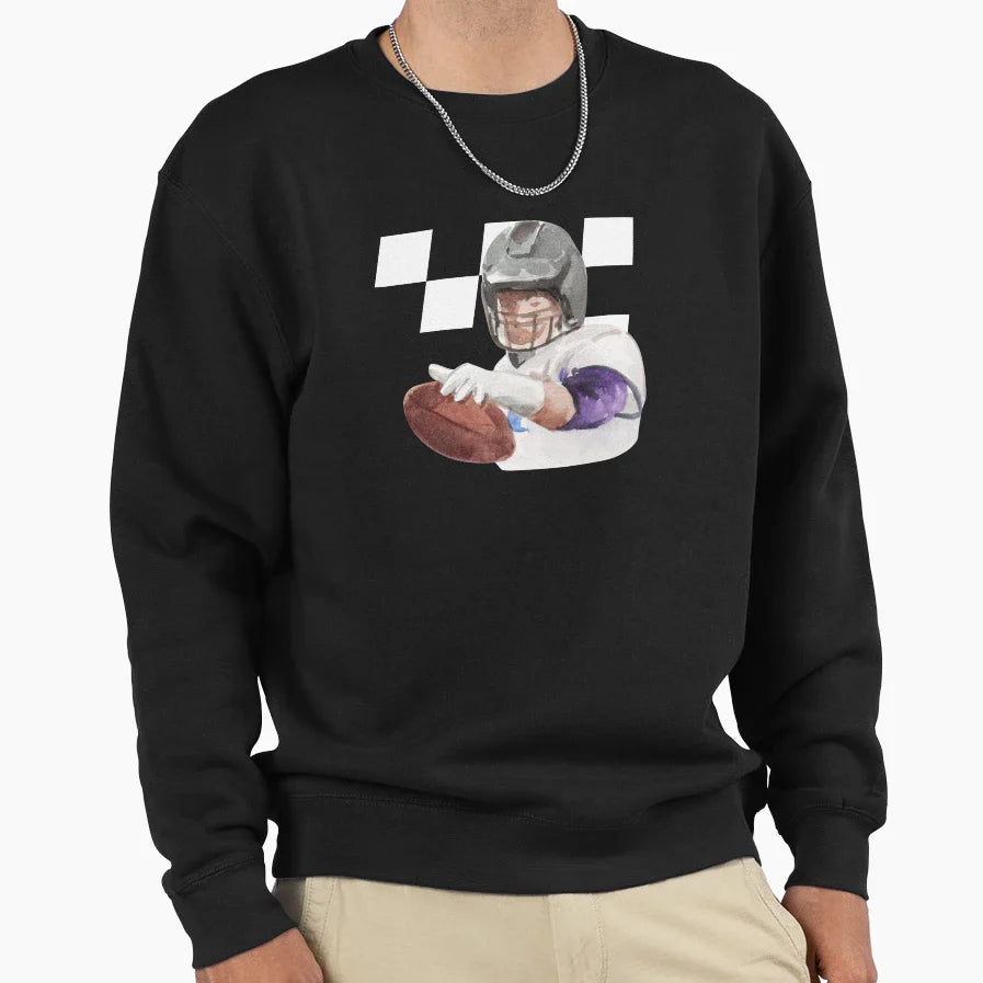 I Cheer Punter Sweatshirt - Custom Art Print Unisex