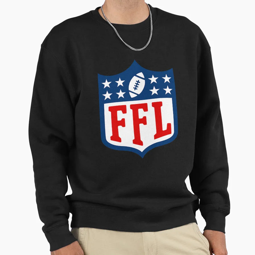 Fantasy Football Logo Ffl League Sweatshirt - Graphic Print for Adults