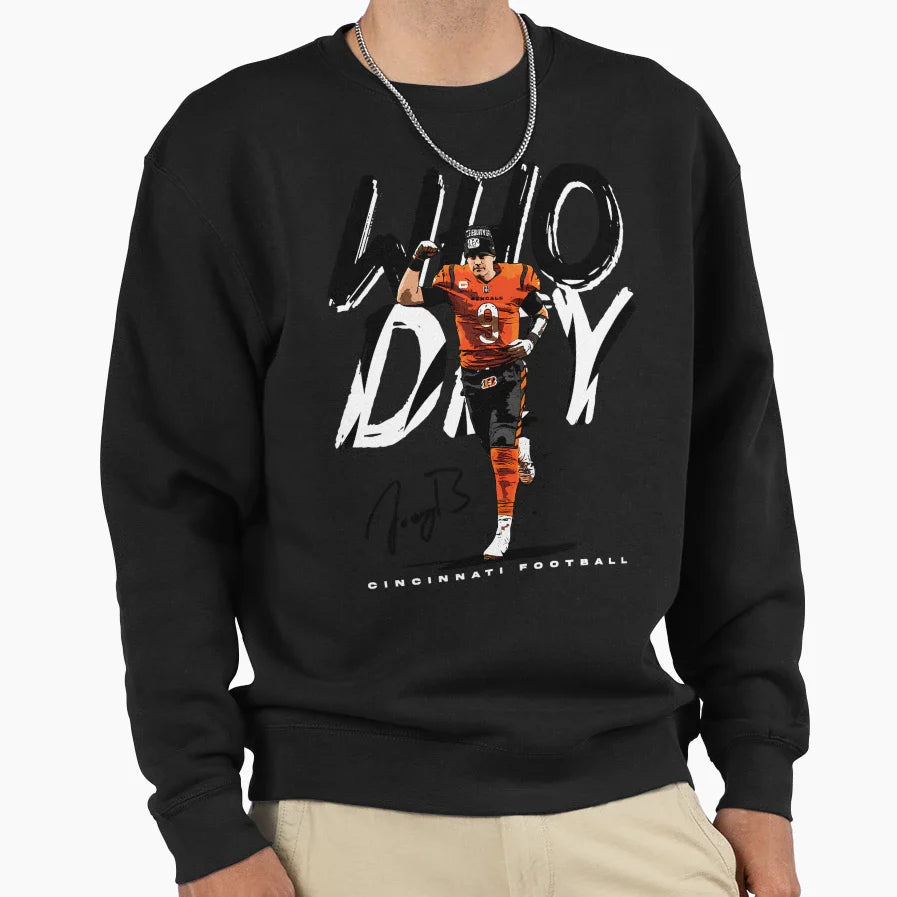 Who Dey Sweatshirt - Aesthetic Graphic for Adults