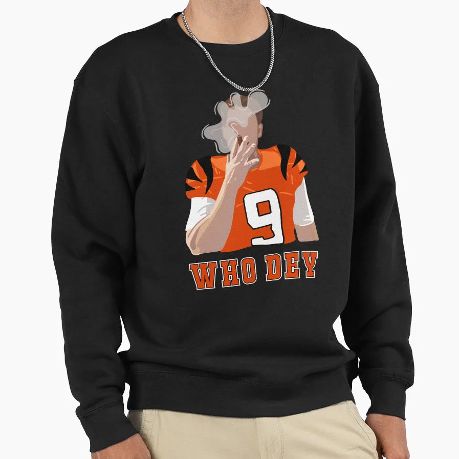 Who Dey JB Sweatshirt - Aesthetic Graphic Men Women