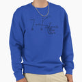 Offensive Football Play Sweatshirt - Graphic Print for Adults