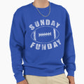 Sunday Funday Football Sweatshirt - Graphic Print Men Women