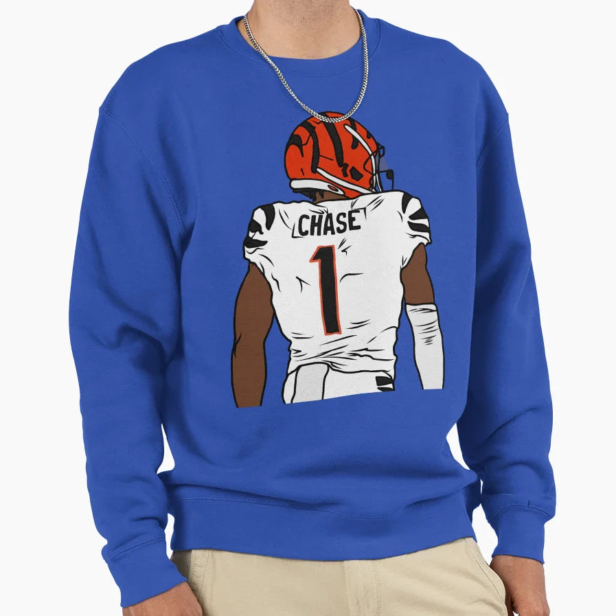 Jamarr Chase Back To Sweatshirt - Trendy Graphic for Adults