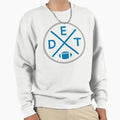 Detroit Football Emblem Det Sweatshirt - Graphic Print Unisex