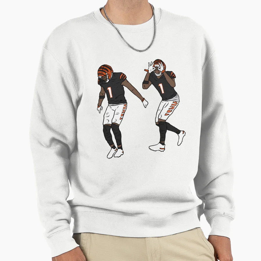 Jamarr Chase Sweatshirt - Graphic Print Unisex