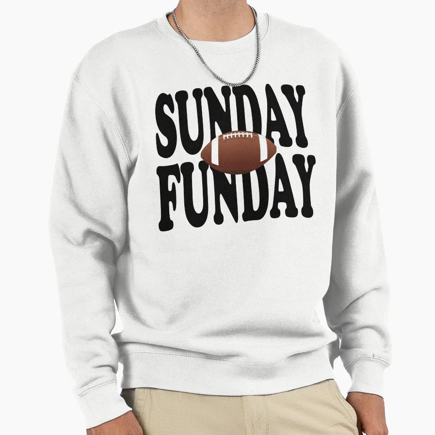 Sunday Funday Football Sport Short T-Shirt - Minimalist Print Unisex
