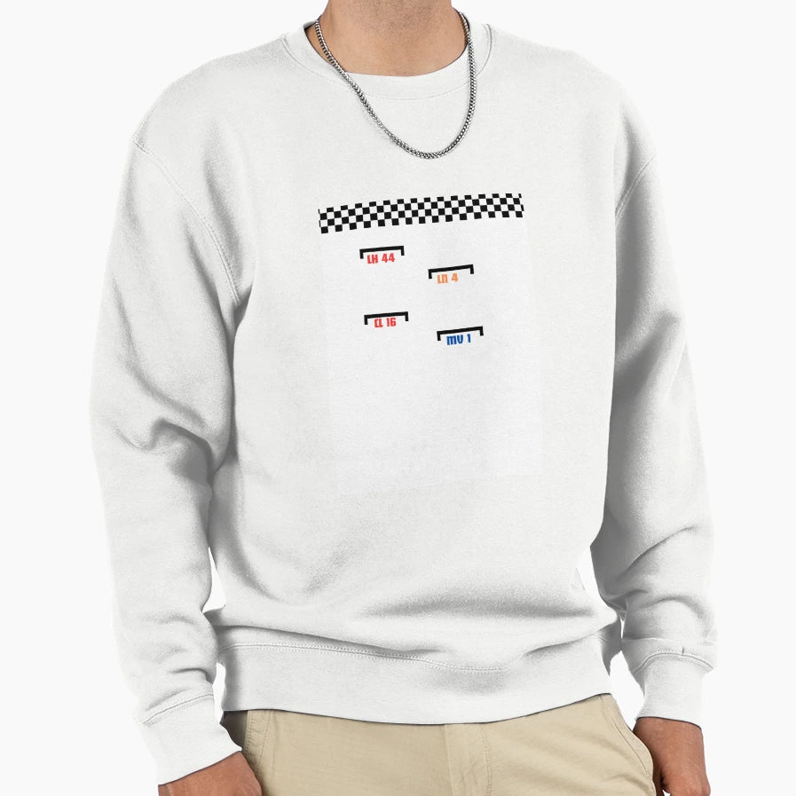 F1 Grid Layout Sweatshirt - Novelty Apparel Men Women