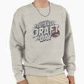 Football Draft Day 2 Sweatshirt - Graphic Print for Adults