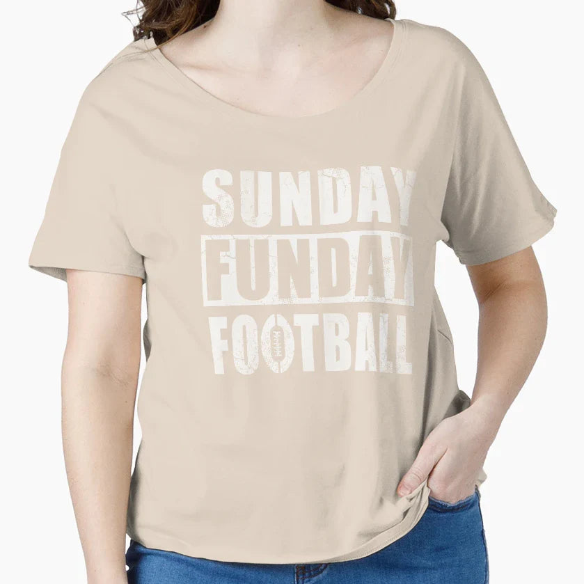 Sunday Funday Football T-Shirt - Unique Graphic Men Women
