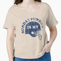 Sunday Is My Funday Football T-Shirt - Trendy Graphic for Adults