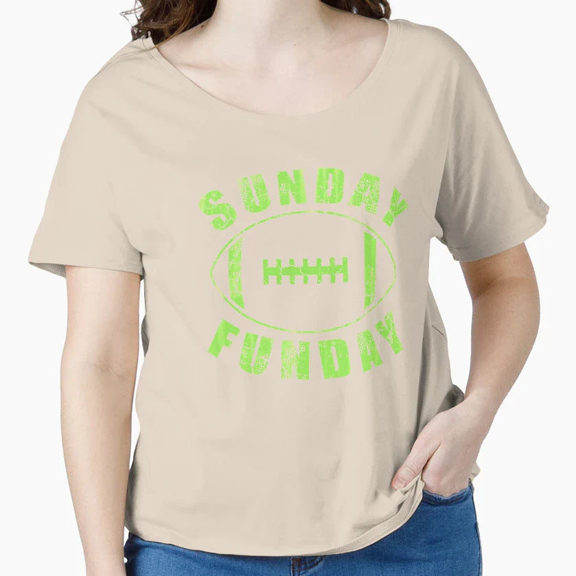Sunday Funday Football T-Shirt - Trendy Graphic for Adults