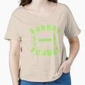 Sunday Funday Football T-Shirt - Trendy Graphic for Adults
