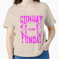 Sunday Funday Football T-Shirt - Aesthetic Graphic Unisex