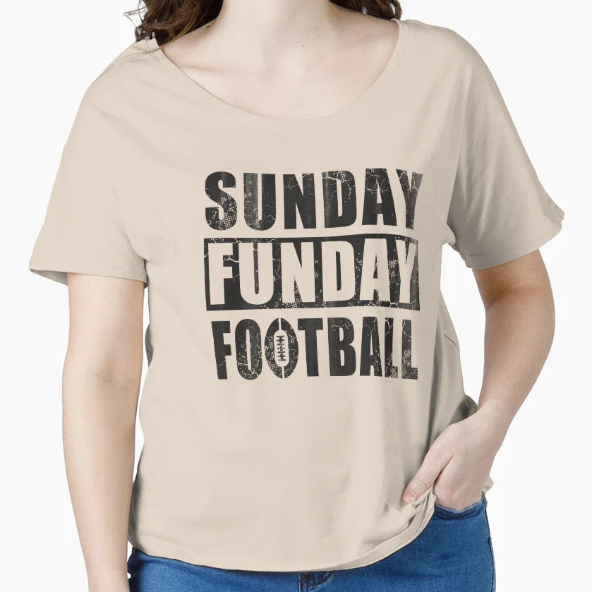 Sunday Funday Football T-Shirt - Streetwear Style Unisex