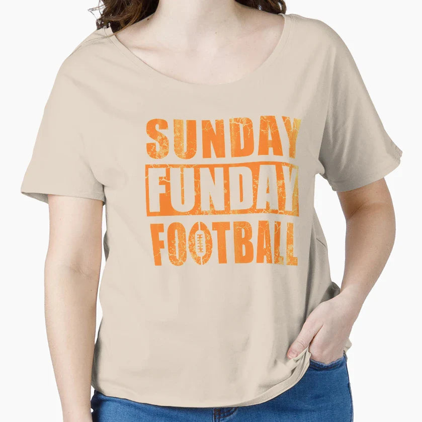 Sunday Funday Football T-Shirt - Streetwear Style Unisex