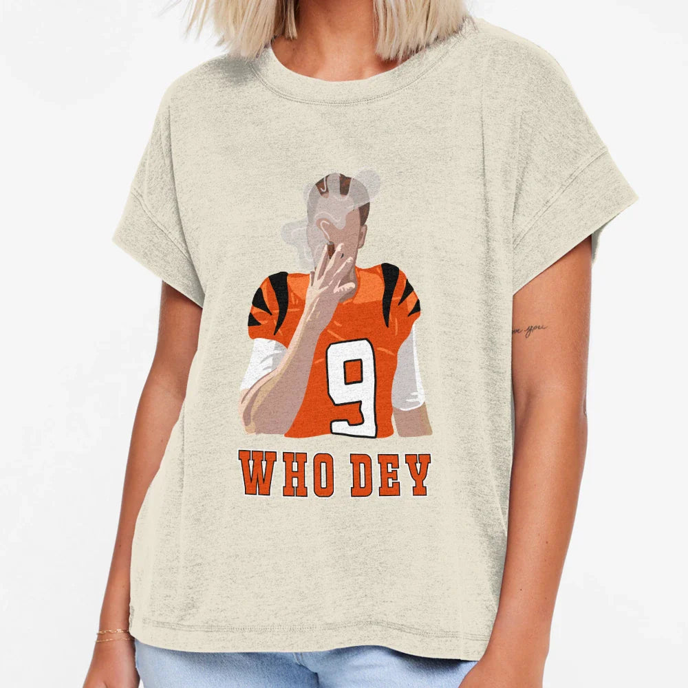 Who Dey JB T-Shirt - Aesthetic Graphic Unisex