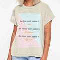 Writing Drafting Process Advice T-Shirt - Minimalist Print Men Women
