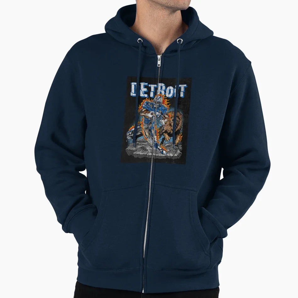 Detroit Lions Hoodie - Aesthetic Graphic Unisex