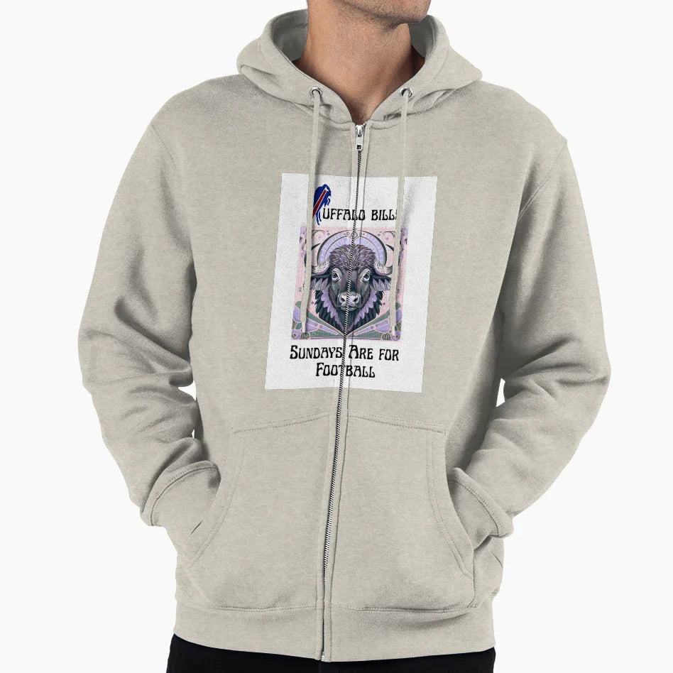 Sundays Are Football Hoodie - Minimalist Print for Adults