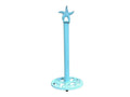 Rustic Light Blue Cast Iron Starfish Extra Toilet Paper Stand 15""