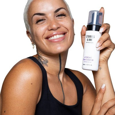 Stories & Ink Repairing Aftercare Foaming Body Cleanser 5.07 fl oz - imperfect Box - PhishStones Products