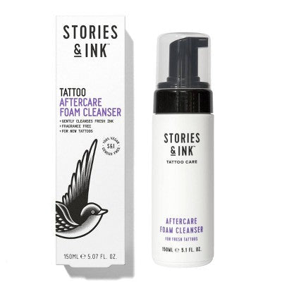 Stories & Ink Repairing Aftercare Foaming Body Cleanser 5.07 fl oz - imperfect Box - PhishStones Products