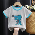 Summer Kids' Tops and T-shirts 100% Cotton Graphic T Shirt Boy Wear Tees Korean Kids Girls Clothes Cartoon Car 2026 Baby Stuff - PhishStones Products
