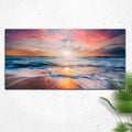 Sunrise Over The Horizon Canvas Wall Art - PhishStones Products