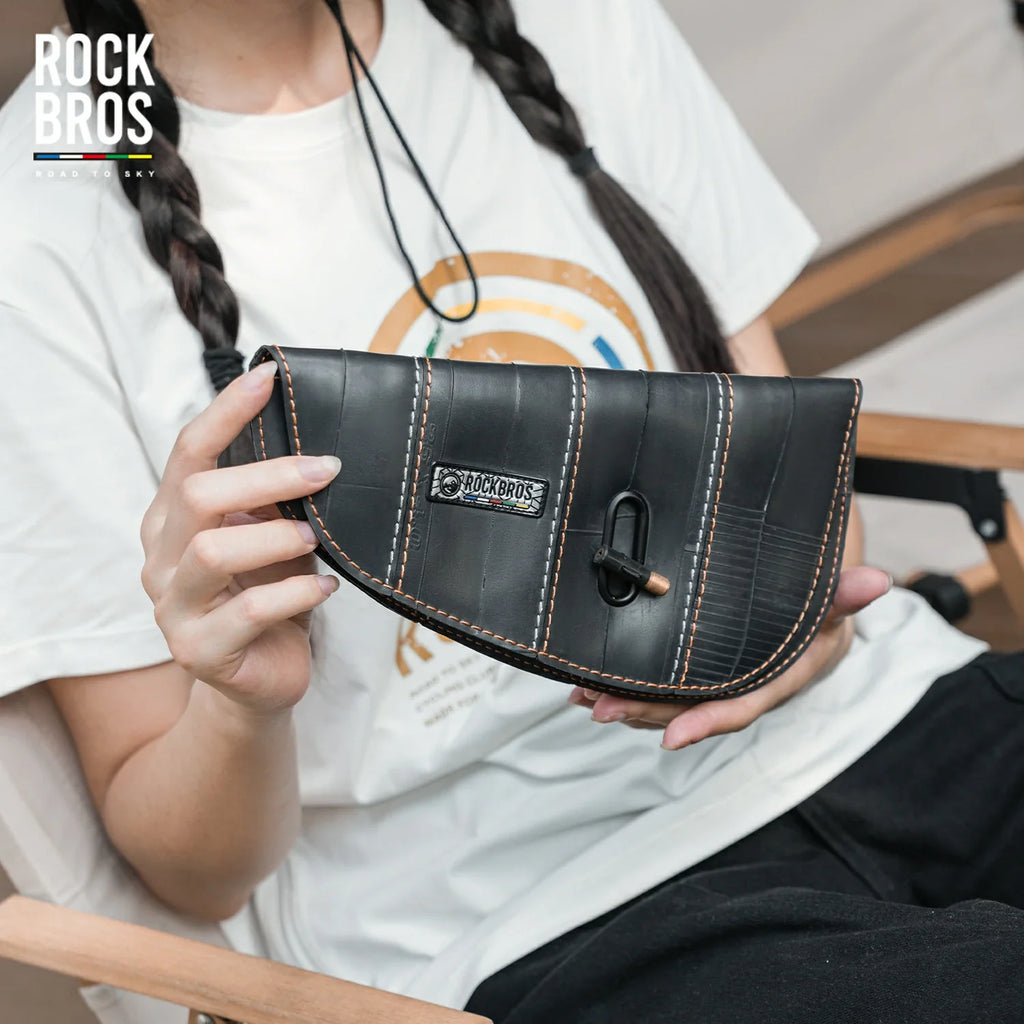 Sustainable Eco-Friendly Recycled Tire Bike Frame Bag 0.5L ROAD TO SKY