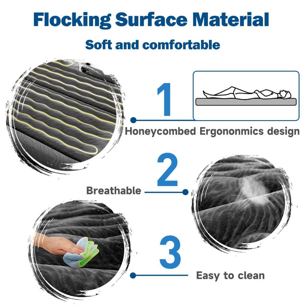Umbrauto Car Camping SUV Air Mattress 1.0, Black