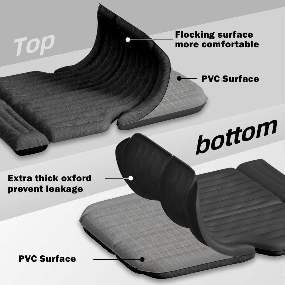 Umbrauto Car Camping SUV Air Mattress 1.0, Black