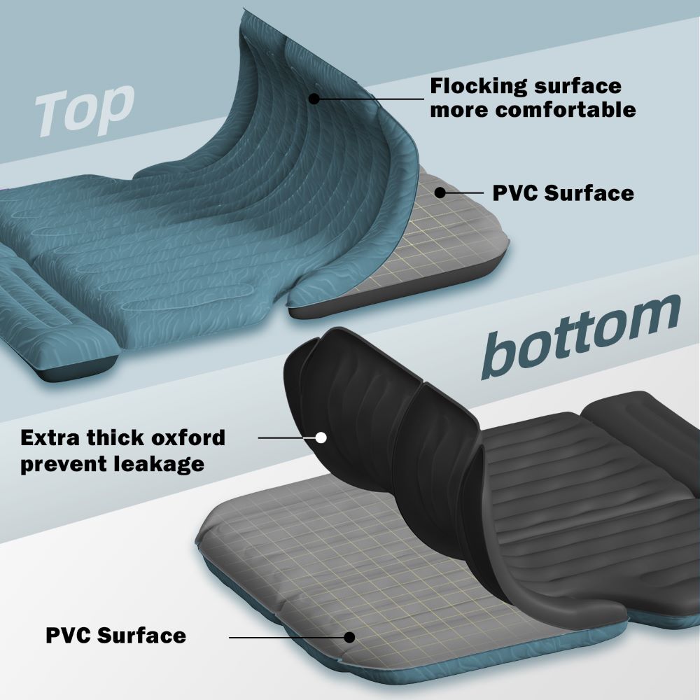 Umbrauto Car Camping SUV Air Mattress 1.0, Slate