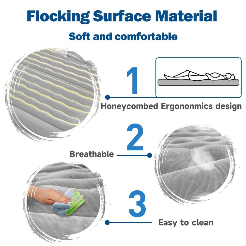 Umbrauto Car Camping SUV Air Mattress 1.0, Gray