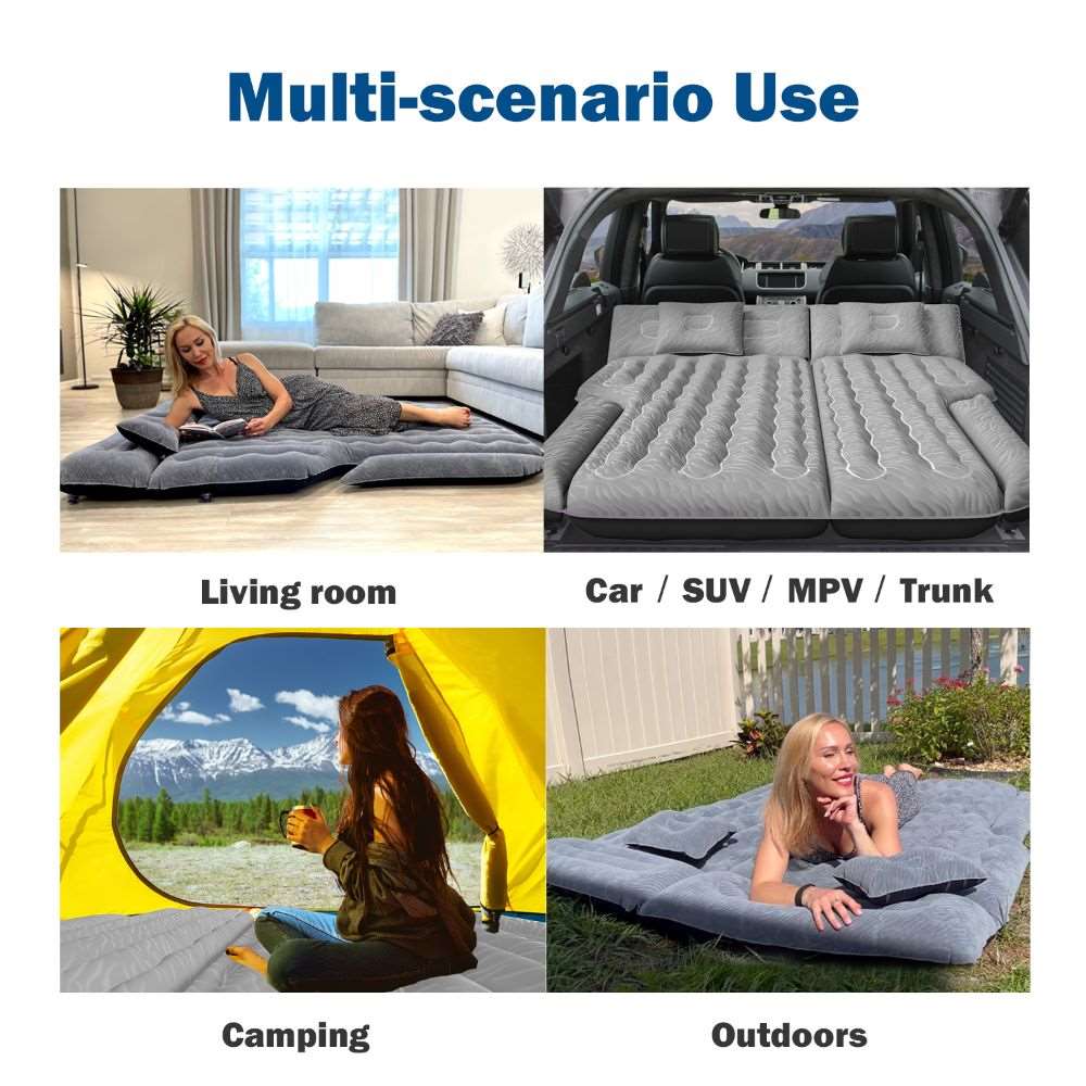 Umbrauto Car Camping SUV Air Mattress 1.0, Gray