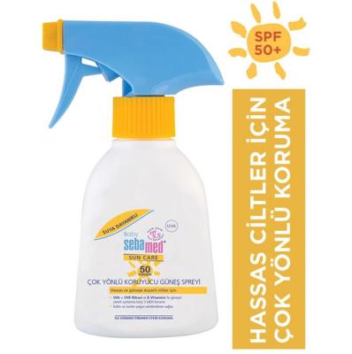 Sebamed Baby Sunscreen Spray SPF 50 - Gentle, Non-Sticky Protection for Sensitive Skin - Water Resistant & Dermatologically Tested